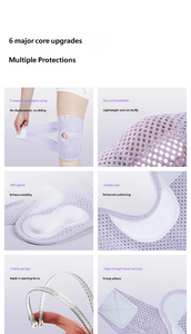 Genouillère de soutien unisexe réglable OEM en maille respirante avec fermeture auto-agrippante pour la protection du ménisque et les activités sportives - Product Image 6