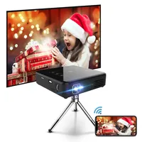 Projecteur vidéo HD, résolution 5000 Lumens, 1080p, pour téléphone, écran 350 pouces, 4k, Android intégré, lentille de Contact vidéo, 90 to, 5k
