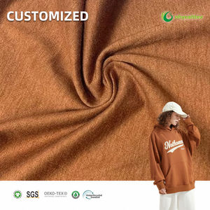 Tissu jersey écologique extensible respirant et isolant thermiquement 60% coton 40% modal pour bébé - Product Image 1