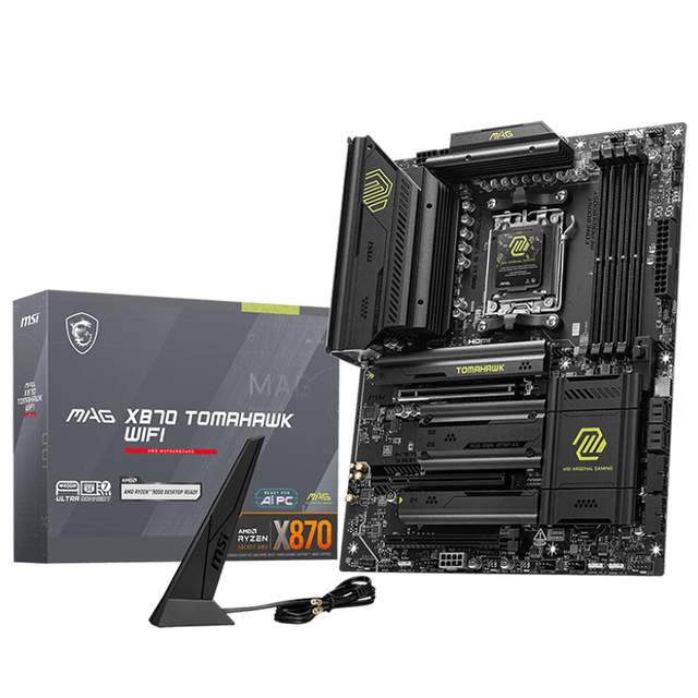 MSI MAG X870 TOMAHAWK WIFI AM5 ATX Gaming Motherboard Supports AMD Ryzen 9000/ 8000/ 7000 Series Desktop Processors Socket AM5