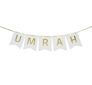 Nouveau 2024 moyen-orient vacances fête lune alphabet bannière tirer drapeau scène mise en page accessoires décoratifs - Product Image 3