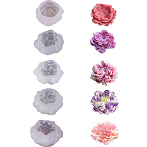 Moldes de Silicona Ecológicos <span class=keywords><strong>con</strong></span> Forma Floral 3D Realista para Decoración del Hogar, Manualidades <span class=keywords><strong>con</strong></span> Resina, Velas y Adornos para Pasteles, <span class=keywords><strong>con</strong></span> Forma Irregular - Product Image 6