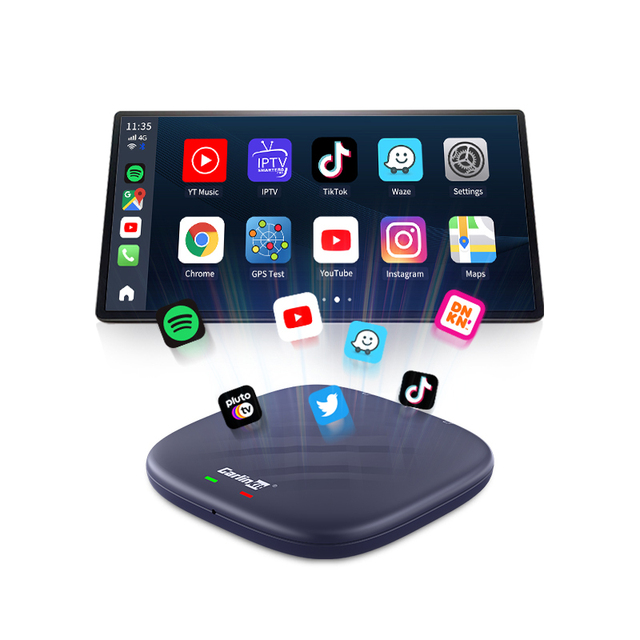 Carlinkit 4G 64GB Smart Box Carplay Android 13 System Portable Wireless Android Auto Ai Box Carplay Adapter Car Play for netflix