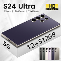 Teléfono Celular de Alta Gama S24 Ultra, 12GB de Almacenamiento, Octa Core, Pantalla AMOLED HD de 108MP, LTE/CDMA, Servicio Personalizado en Alemán/Español