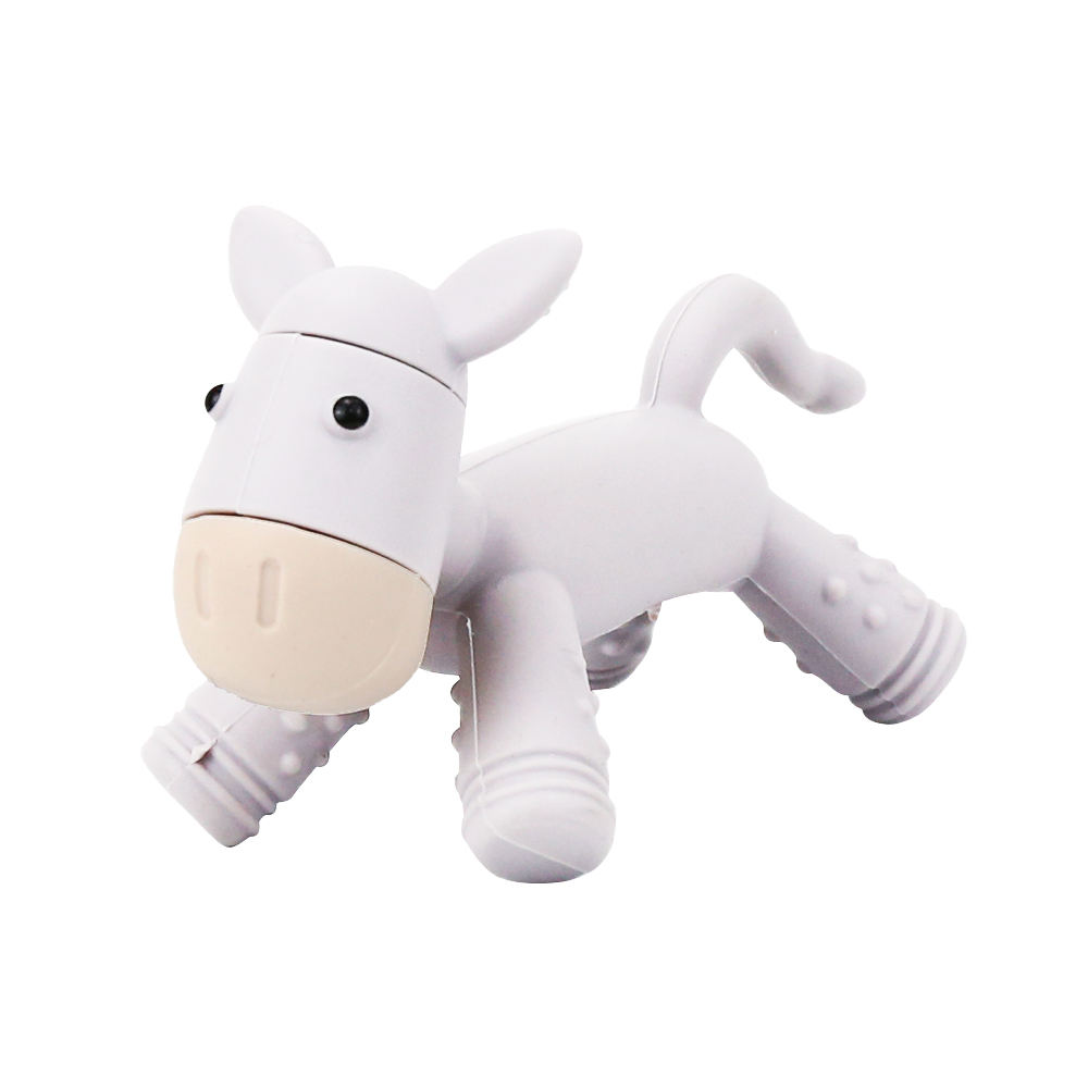 ยางกัดลาเล็กๆน้อยๆ-สีขาว