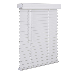 <span class=keywords><strong>Tenda</strong></span> Oscurante Integrata per Finestra da Ufficio, Veneziane in Finto Legno Senza Corda da 50mm, Impermeabili per Finestre a Oratorio - Product Image 1