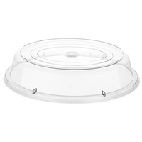 Couvre-plat ovale transparent pour service traiteur, outil spécialisé en polycarbonate (PC)