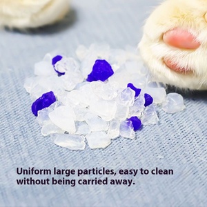 بيع بالجملة من المصنع مباشرة 1-8 توريد منتجات حيوانات أليفة تنظيف فضلات القطط الكريستالية الزرقاء - Product Image 6