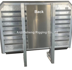 공장 도매 68 \ "X 80 \" 트럭 액세서리 미니 금고 및 2 체인 행거가있는 평판 트레일러 택시 두통 랙 - Product Image 3