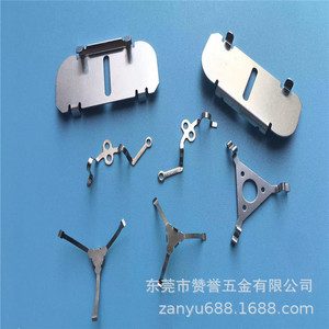 Pièces de connecteur à boucle conductrice en cuivre à ressort en acier inoxydable estampé ZY-074 - Product Image 3