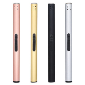 Aluminum Alloy Kitchen <b>Lighter</b> Piezoelectric Ignition Windproof For Candle Aromatherapy Tools Household Use - Product Image 4