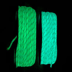 Cuerda <span class=keywords><strong>de</strong></span> Paca <span class=keywords><strong>de</strong></span> alta visibilidad que brilla en la oscuridad Cuerda fluorescente reflectante Cuerda para tienda <span class=keywords><strong>de</strong></span> campaña - Product Image 2