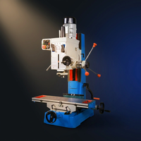 Machine à percer et à fraiser de type banc ZX7045, 45 mm, 1500 W, perceuse-fraiseuse combinée pour atelier, entraînement par engrenages, usage intensif