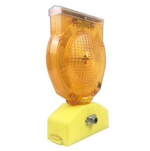 Lampe de signalisation routière à LED ambre clignotante, feu de signalisation solaire clignotant, vente chaude aux États-Unis - Product Image 1