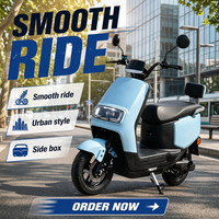 Meilleure moto électrique de rue, moteur sans balais 1500W, batterie 72V, cadre en acier, freins à disque, charge utile 300kg, vitesse élevée 40-60km/h