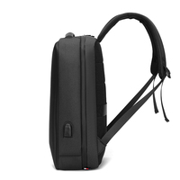 Sac à dos d'ordinateur portable imperméable Oxford avec port de charge USB, fermeture éclair antichoc, pour voyages, affaires et jeux