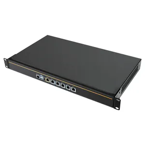 1U Rack mount InteI N5105 J4125 Quad-Core-Mini-PC-Firewall-Server 6 InteI i225 i226 NICs Soft Router für pfSense OPN sense-AES-NI