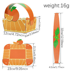 Bán Buôn Kẹo Cookie Bánh Quy Quà Tặng Sô Cô La Hộp Giấy Nhỏ Mùa Hè Trái Cây Giỏ Hoa Tay Hộp Bên Bao Bì Hộp - Product Image 6