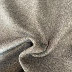 Однотонная Двусторонняя Длинная шерстяная ткань из полиэстера 900g70Wool 25 для мужских и женских пальто и шляп - Product Image 2