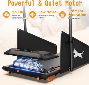 Caminadora Eléctrica para Perros con Pantalla LCD Grande, Equipo de Ejercicio para Mascotas, Plegable, para Interiores y Exteriores - Product Image 5
