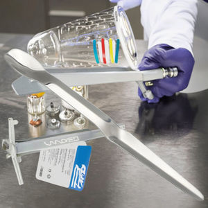 HAIJU Lab Paleta/Trulla patrón cuchara espátula-acero inoxidable, Pulido-doble extremo, cucharas cónicas en forma de paleta - Product Image 3