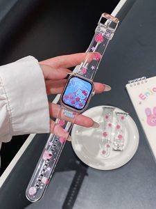 Nuevo producto Cute Strawberry Little Bear Clear TPU <span class=keywords><strong>Correas</strong></span> de reloj <span class=keywords><strong>para</strong></span> <span class=keywords><strong>Apple</strong></span> <span class=keywords><strong>Watch</strong></span> Series 11 10 9 S8 7 <span class=keywords><strong>44mm</strong></span> 45mm - Product Image 2