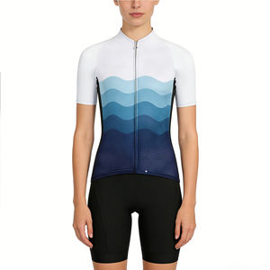 Vêtements de cyclisme légers pour hommes avec blocs de couleur, logo personnalisé, maillot de cyclisme d'été, fabricant de maillots de cyclisme de haute qualité - Product Image 6