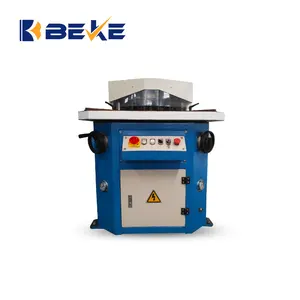 BEKE 6*200 Hydraulic 45 degree double saws metal aluminum profile angle iron cutting machine fixed angle notching cutter