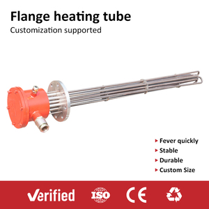 Elemento Calefactor Tubular con Brida <span class=keywords><strong>de</strong></span> 18kw 25kw, <span class=keywords><strong>Calentador</strong></span> Eléctrico <span class=keywords><strong>de</strong></span> <span class=keywords><strong>Agua</strong></span> por Inmersión en Aceite con Termostato - Product Image 6
