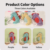 Jouet pour chien en peluche dinosaure Pawstar, jouet à mâcher durable en velours côtelé, queue en corde de coton, rembourrage en coton PP, jouet couineur pour animaux de compagnie, vente en gros OEM ODM
