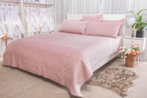 Juego de cama de terciopelo de cristal <span class=keywords><strong>para</strong></span> niñas y mujeres, colcha de retazos, 1 edredón, 2 almohadas, regalo - Product Image 4
