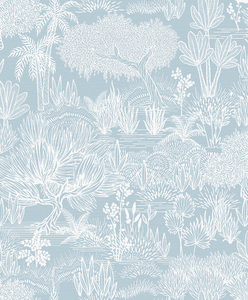 Carta da Parati in PVC con Motivo Foresta Pluviale Naturale 106 CM per Decorazione Casa e Hotel, Novità 2026 - Product Image 6