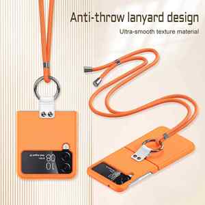 Para <span class=keywords><strong>Samsung</strong></span> Galaxy Z Flip <span class=keywords><strong>4</strong></span> Ring Case Z Flip 3 Anti-caída TPU PC a prueba de golpes Proteger la cubierta del teléfono móvil Carcasa - Product Image 6
