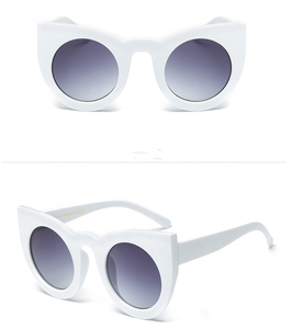 <span class=keywords><strong>Amazon</strong></span> Venta caliente es nuevo estilo europeo redondo marco grande <span class=keywords><strong>gafas</strong></span> de sol ojo de gato personalidad <span class=keywords><strong>gafas</strong></span> de sol - Product Image 4