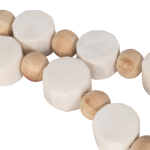 Filo di perle di marmo con nappine decorative per decorare scaffali di casa o ufficio - Product Image 5