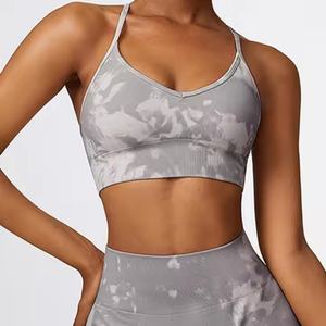 Sujetador Deportivo Sin Costuras Personalizado para Mujer, Sujetador de Yoga de Alta Calidad, Impresión DTG de Alto Impacto, Sujetador Deportivo para Gimnasio - Product Image 5