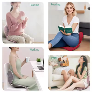 Cojín de Asiento de Espuma Viscoelástica, Soporte Lumbar y de Cadera Ortopédico, Corrección de Postura, Ergonómico, para <span class=keywords><strong>Silla</strong></span> de Oficina, para Exteriores, para Mujeres - Product Image 4