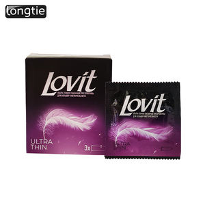 Individuelle Kondome mit Eigenem Logo Genoppt Großhandel Maßgeschneidert für Männer Preise Sex - Product Image 1