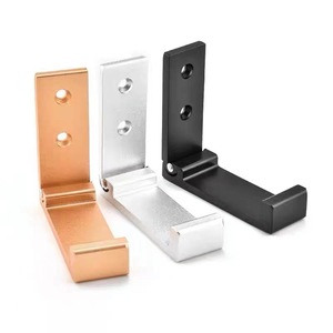 Taiyusheng Aluminum Alloy <b>Folding</b> Wall Hooks Single Hook For Door <b>Wardrobe</b> Modern Simple Design No Drill Installation - Product Image 1