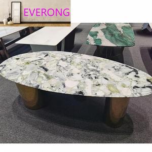 Jadeite yemek odası mobilyası yuvarlak parti mermer taş masa yemek masası restoran tembel <span class=keywords><strong>susan</strong></span> ile - Product Image 1