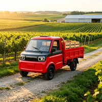 Camion électrique de transport agricole 2 places avec freins à disque sur 4 roues, nouveau design