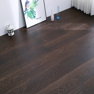 Parquet en chêne blanc multicouche AVANTIMORA, non toxique, glacé, certifié CE, teinté, grade AB, 16 mm 18 mm, à rainures et languettes, à lattes larges, pour hall - Product Image 2