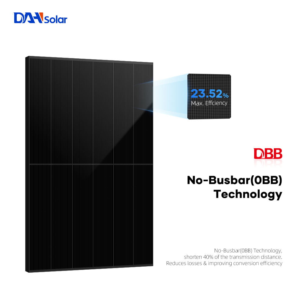 DAH Solar DHN-54R20/DG(BB) Double Glass PV Module 182mm 450W-470W
