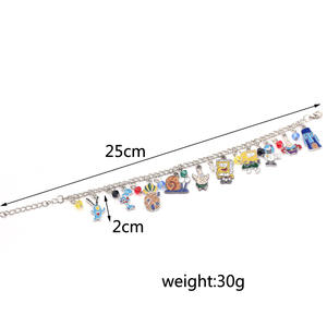 9 modèles de bracelets à breloques de la <span class=keywords><strong>série</strong></span> d'anime, nouveau style, artisanat en métal, chaîne de tronçonneuse, Harry Stittch, bracelets à maillons de chaîne tendance, cadeaux unisexes - Product Image 5