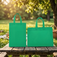 Sacs de courses en PP non tissé personnalisés, écologiques, recyclables, réutilisables, à motifs de lettres