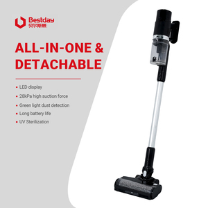 Nettoyeur de sol sans fil à vente directe <span class=keywords><strong>avec</strong></span> <span class=keywords><strong>aspirateur</strong></span>, autonomie de 50 minutes, batterie détachable et nettoyage de grandes surfaces - Product Image 1