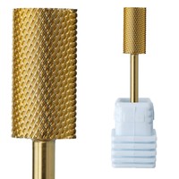 Outils pour ongles : Poudre de trempage, Grande fraise à ongles 5XC, Fraise à ongles professionnelle Berra 5 en 1 à coupe croisée pour manucure électrique