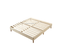 Base de lit rembourrée cama personnalisée lit double king de haute qualité cadre de lit d'hôtel en bois