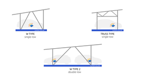 Support de carport en aluminium <span class=keywords><strong>sur</strong></span> mesure, structure de montage solaire réglable pour toit plat et installation au sol - Product Image 2
