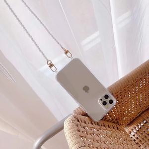 Luxe Coréen Bandoulière Longe <span class=keywords><strong>Collier</strong></span> Perle Chaîne Téléphone étui pour <span class=keywords><strong>iphone</strong></span> <span class=keywords><strong>11</strong></span> 12 13 14 15 16 Pro Max Couverture avec Sangle - Product Image 2